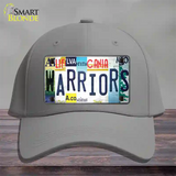 Warriors Strip Art Novelty License Plate Hat Tag Cotton Gray