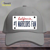 Number 1 Warriors Fan Novelty License Plate Hat Tag Cotton Gray