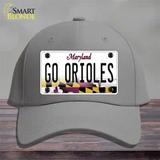 Go Orioles Novelty License Plate Hat Tag Cotton Gray