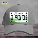 Go Predators Novelty License Plate Hat Tag Cotton Gray