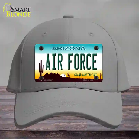 Air Force Arizona Novelty License Plate Hat Tag Cotton / Gray