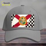 Florida Racing Flag Novelty License Plate Hat Tag Cotton Gray