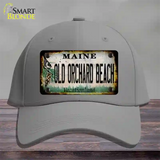 Old Orchard Beach Maine Rusty Novelty License Plate Hat Tag Cotton Gray