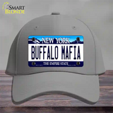 Buffalo Mafia New York Novelty License Plate Hat Tag Cotton Gray