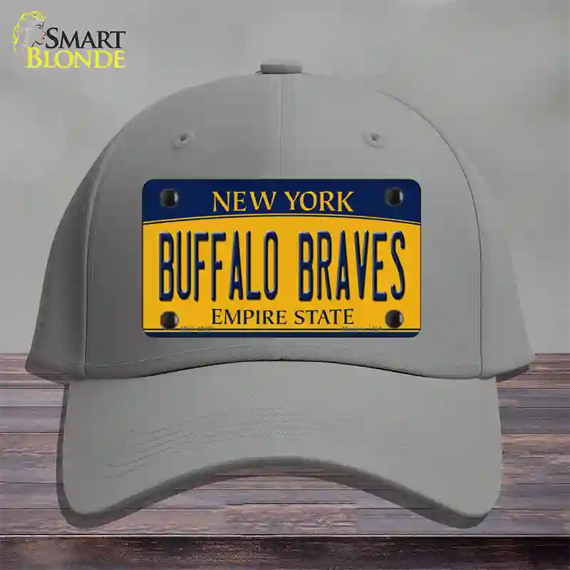 Buffalo Braves New York Novelty License Plate Hat Tag Cotton Gray