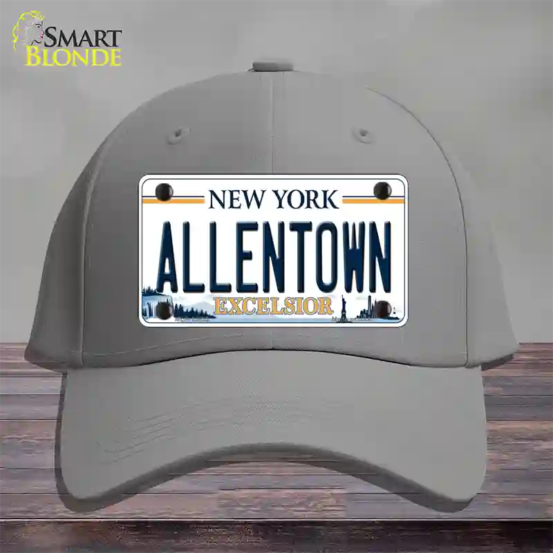Allentown Excelsior New York Novelty License Plate Hat Tag Cotton Gray