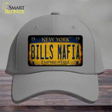 Bills Mafia New York Yellow Rusty Novelty License Plate Hat Tag Cotton Gray