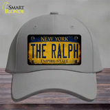The Ralph New York Rusty Novelty License Plate Hat Tag Cotton Gray