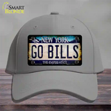Go Bills New York Rusty Novelty License Plate Hat Tag Cotton Gray