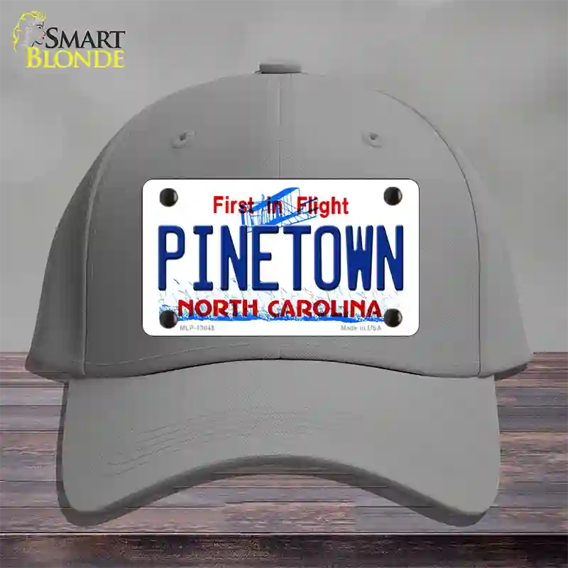Pinetown North Carolina Novelty License Plate Hat Tag Cotton Gray
