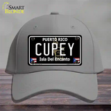 Cupey Puerto Rico Black Novelty License Plate Hat Cotton / Gray