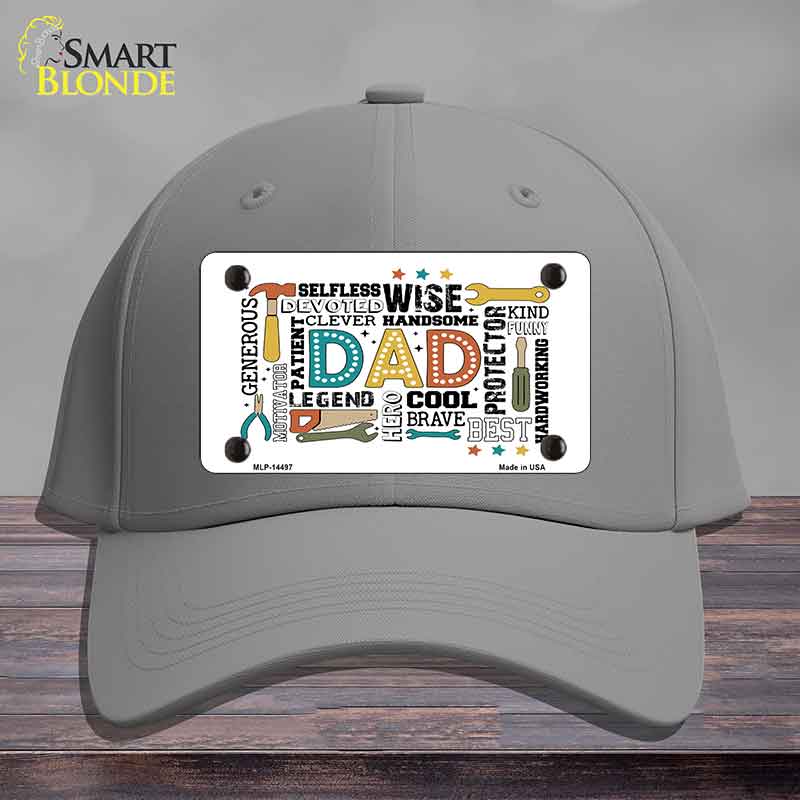 Dad Qualities Novelty License Plate Hat HAT-MLP-14497