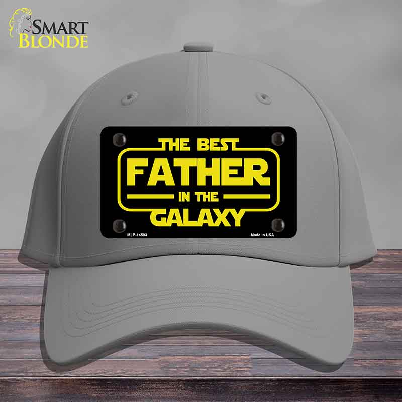 Best Father in the Galaxy Novelty License Plate Hat HAT-MLP-14503