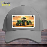 Tractor Sunset Novelty License Plate Hat HAT-MLP-14508