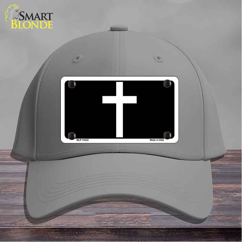 Cross Silhouette Novelty License Plate Hat HAT-MLP-14522