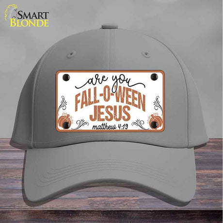 Fall-o-ween Jesus Novelty License Plate Hat HAT-MLP-14534