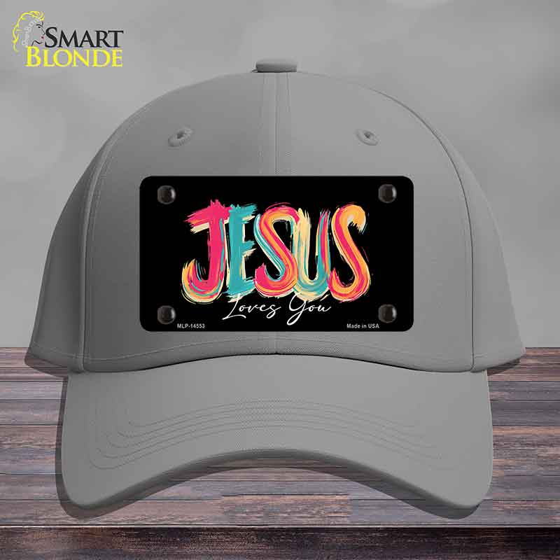 Jesus Loves You Novelty License Plate Hat HAT-MLP-14553