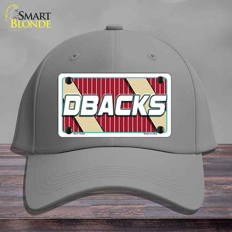 DBACKS Graphic Novelty License Plate Hat HAT-MLP-14565 Cotton Gray