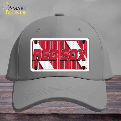 RED SOX Graphic Novelty License Plate Hat HAT-MLP-14568 Cotton Gray