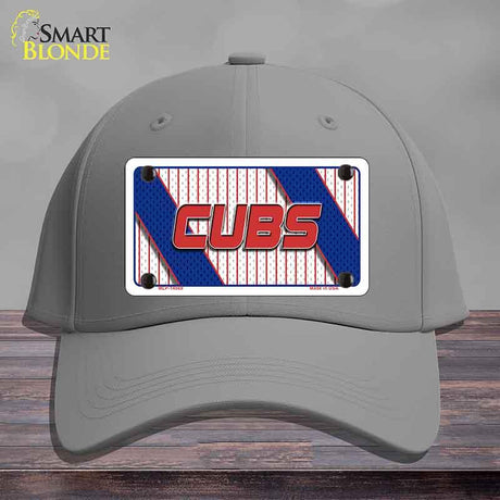 CUBS Graphic Novelty License Plate Hat HAT-MLP-14569 Cotton Gray