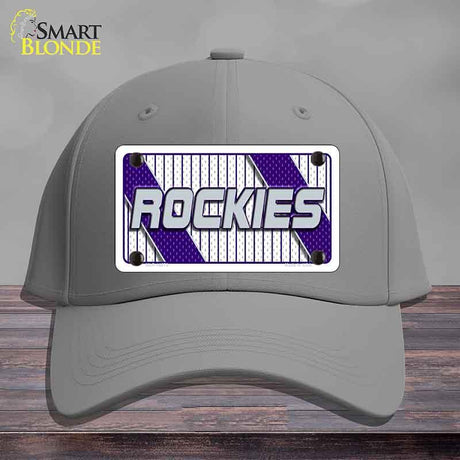 ROCKIES Graphic Novelty License Plate Hat HAT-MLP-14573 Cotton Gray