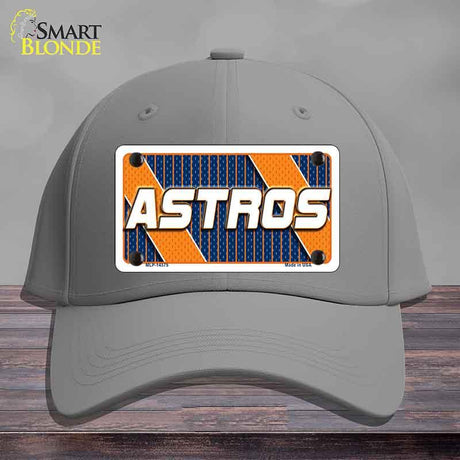 ASTROS Graphic Novelty License Plate Hat HAT-MLP-14575 Cotton Gray