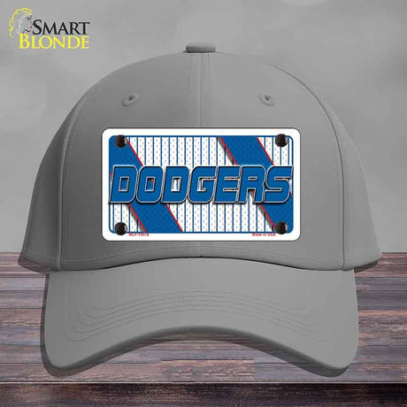 DODGERS Graphic Novelty License Plate Hat HAT-MLP-14578 Cotton Gray