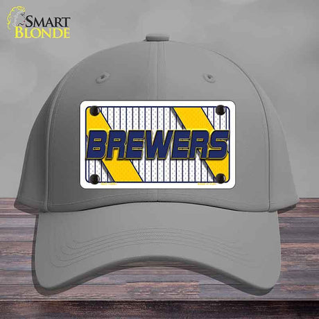 BREWERS Graphic Novelty License Plate Hat HAT-MLP-14580 Cotton Gray