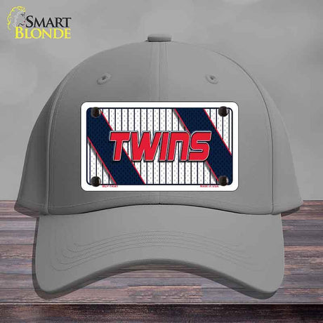 TWINS Graphic Novelty License Plate Hat HAT-MLP-14581 Cotton Gray