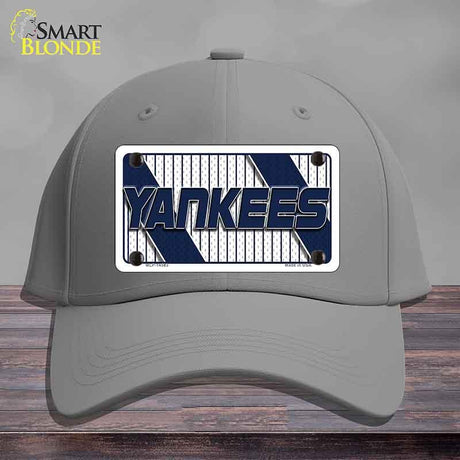 YANKEES Graphic Novelty License Plate Hat HAT-MLP-14583 Cotton Gray