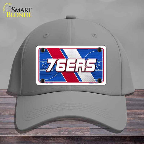 76ERS Graphic Novelty License Plate Hat HAT-MLP-14617 Cotton Gray