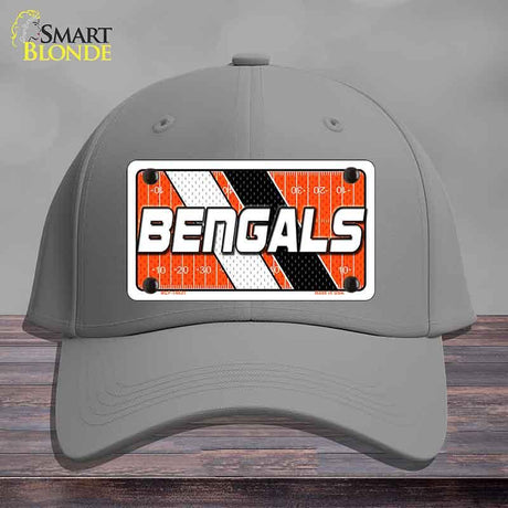 BENGALS Graphic Novelty License Plate Hat HAT-MLP-14631 Cotton Gray