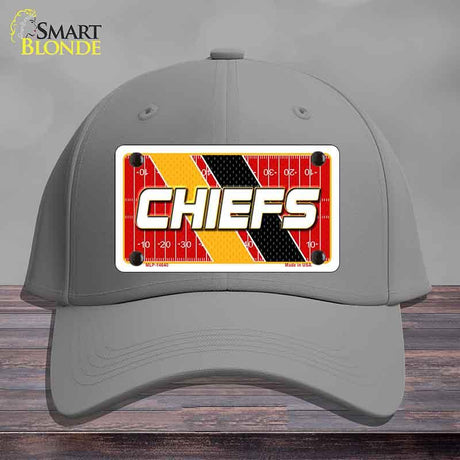 CHIEFS Graphic Novelty License Plate Hat HAT-MLP-14640 Cotton Gray