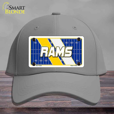 RAMS Graphic Novelty License Plate Hat HAT-MLP-14643 Cotton Gray