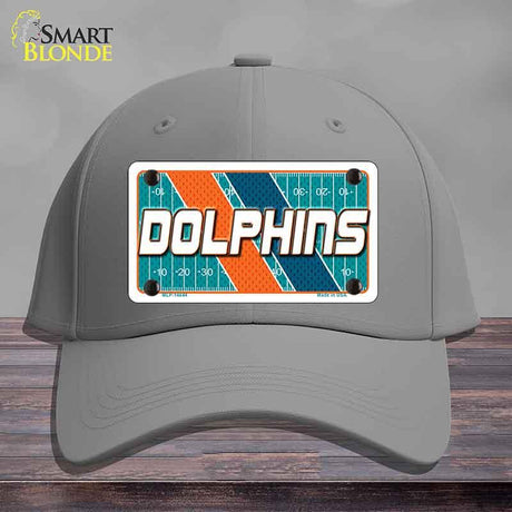 DOLPHINS Graphic Novelty License Plate Hat HAT-MLP-14644 Cotton Gray