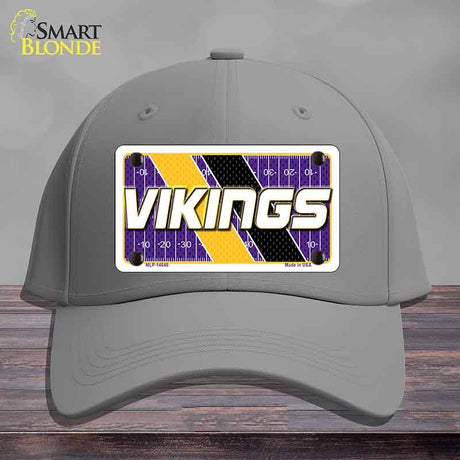 VIKINGS Graphic Novelty License Plate Hat HAT-MLP-14645 Cotton Gray