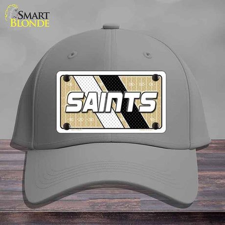 SAINTS Graphic Novelty License Plate Hat HAT-MLP-14647 Cotton Gray