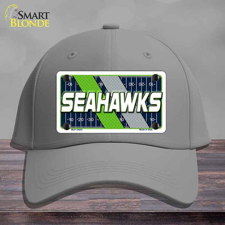 SEAHAWKS Graphic Novelty License Plate Hat HAT-MLP-14653 Cotton Gray