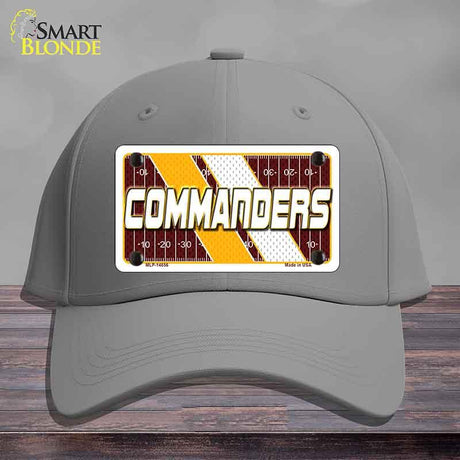 COMMANDERS Graphic Novelty License Plate Hat HAT-MLP-14656 Cotton Gray