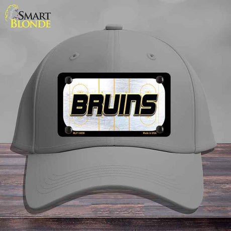 BRUINS Graphic Novelty License Plate Hat HAT-MLP-14658 Cotton Gray