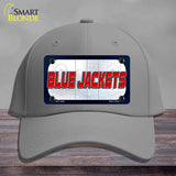 BLUE JACKETS Graphic Novelty License Plate Hat HAT-MLP-14664 Cotton Gray