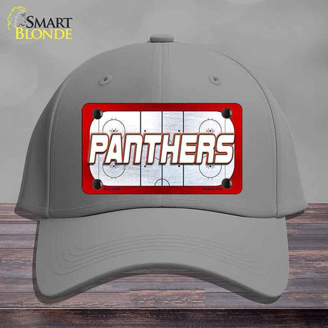 PANTHERS Graphic Novelty License Plate Hat HAT-MLP-14668 Cotton Gray