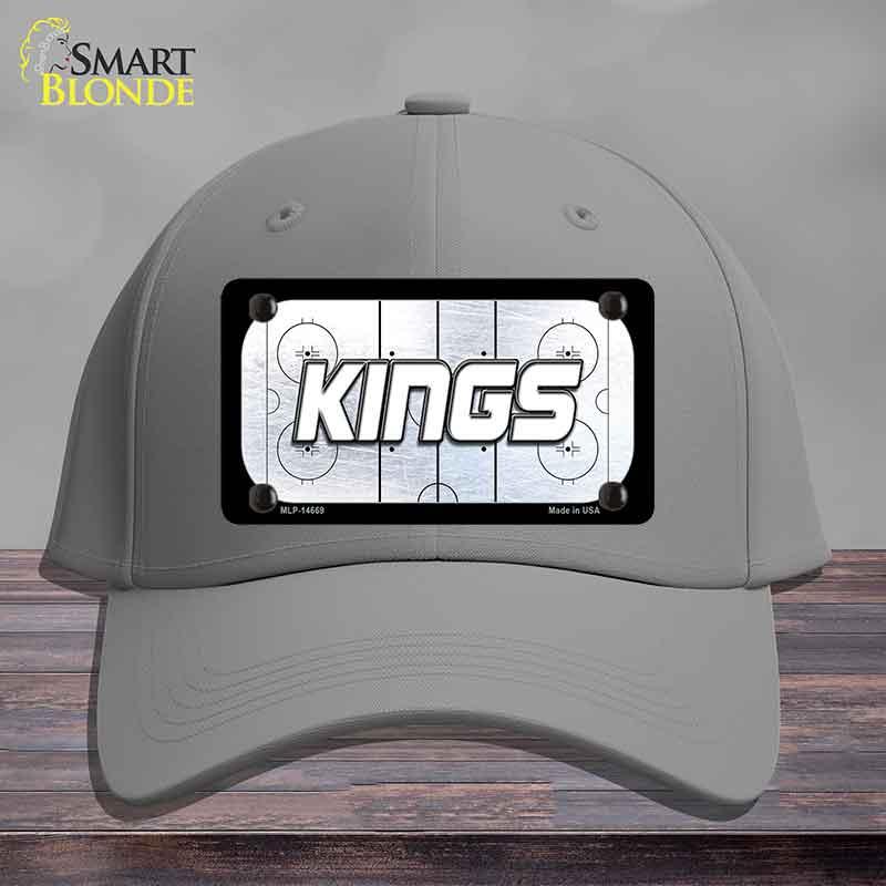 KINGS Graphic Novelty License Plate Hat HAT-MLP-14669 Cotton Gray