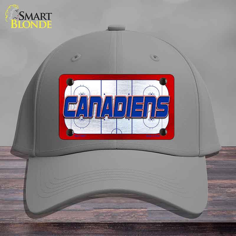 CANADIENS Graphic Novelty License Plate Hat HAT-MLP-14671 Cotton Gray