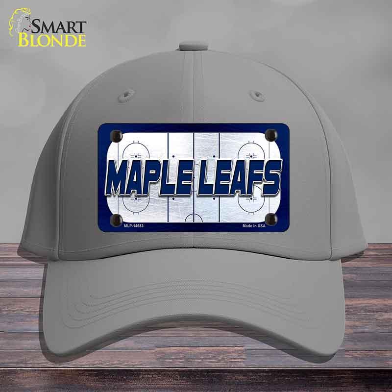 MAPLE LEAFS Graphic Novelty License Plate Hat HAT-MLP-14683 Cotton Gray