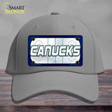 CANUCKS Graphic Novelty License Plate Hat HAT-MLP-14685 Cotton Gray