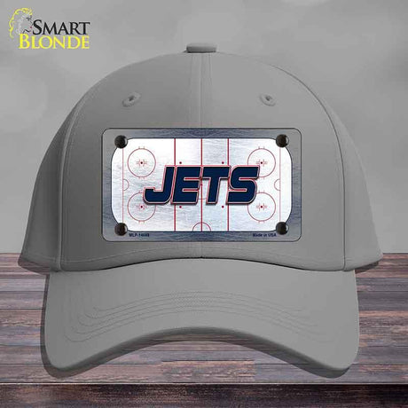 JETS Graphic Novelty License Plate Hat HAT-MLP-14688 Cotton Gray