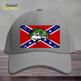 Rebel Fish Novelty License Plate Hat Cotton / Gray