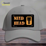Need Head Novelty License Plate Hat Cotton / Gray