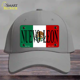Nuevo Leon Mexico Flag Novelty License Plate Hat Cotton / Gray